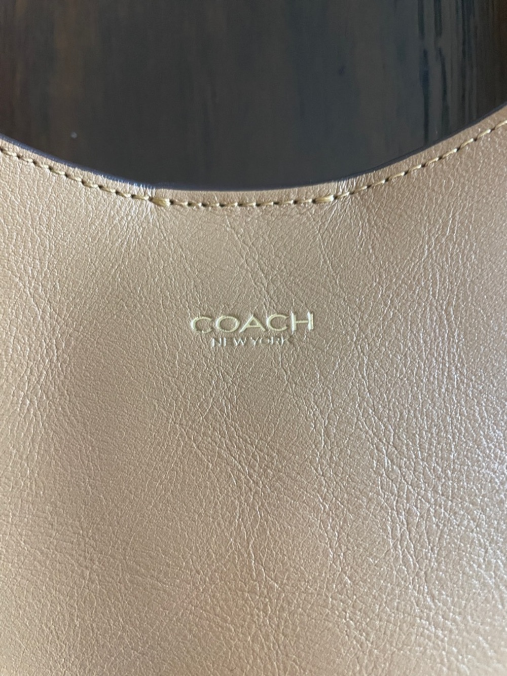 Coach Brooklyn 28 Shoulder Hobo Bag in Honey Brown - Picture 2 of 9